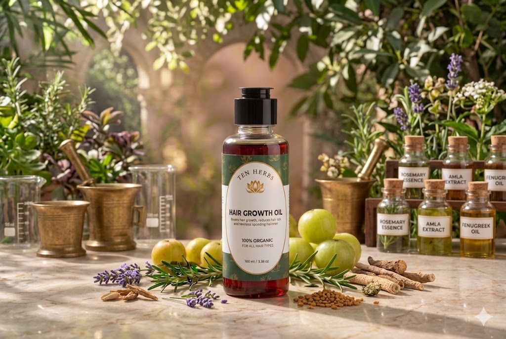 Ten Herbs Hair Growth Oil — 100ml