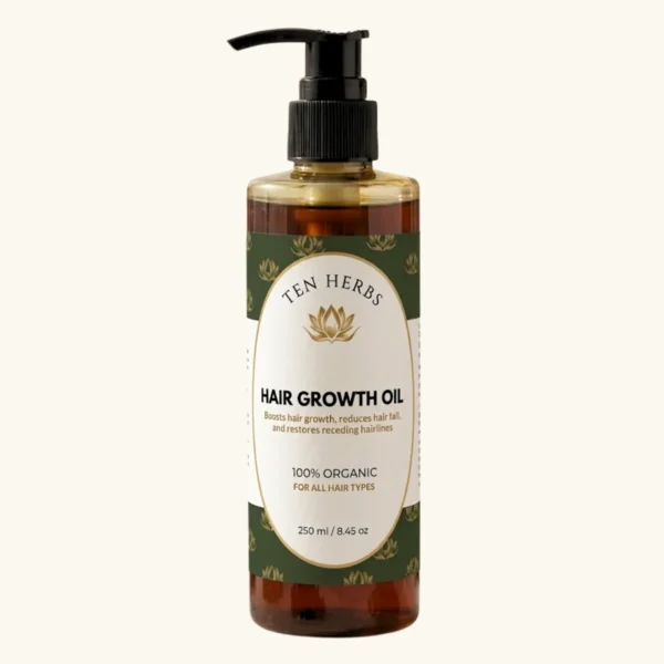 Ten Herbs Hair Growth Oil bottle