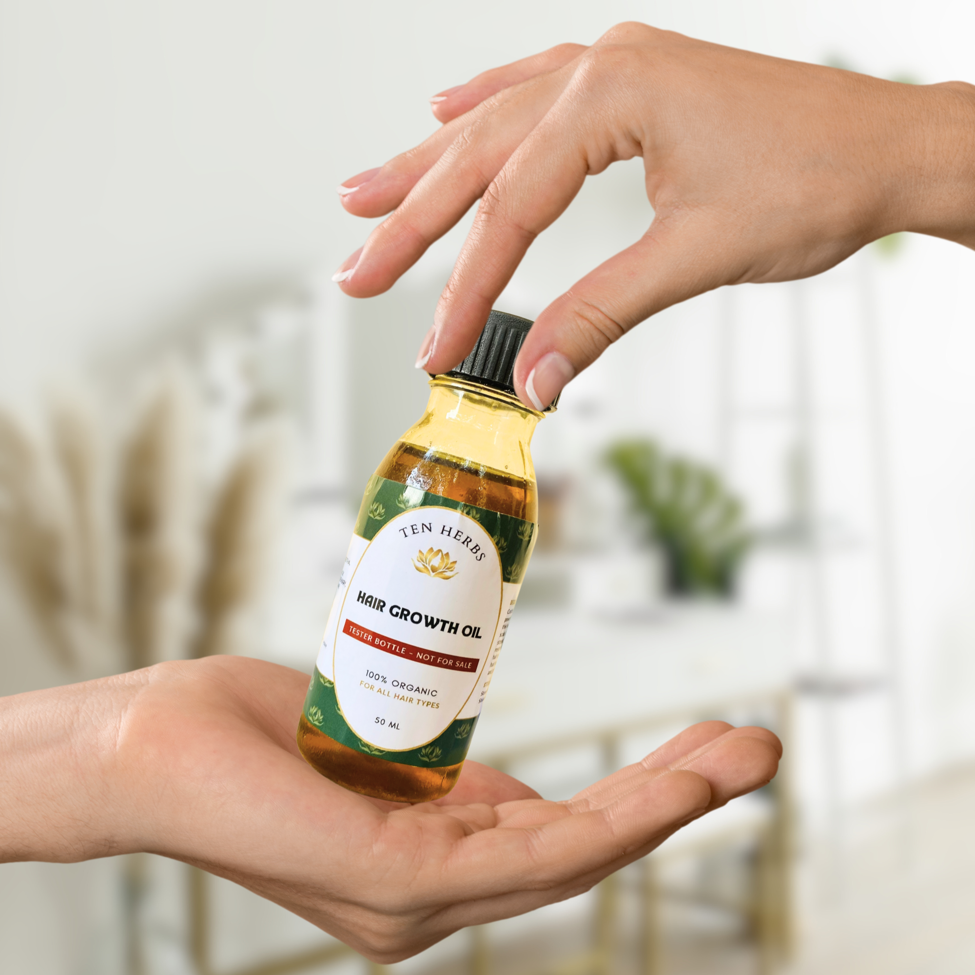 ten herbs hair growth oil tester 50ml