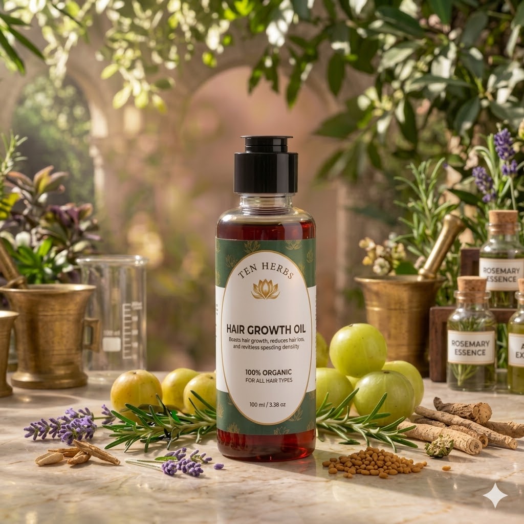 Ten Herbs Hair Growth Oil (100ml)