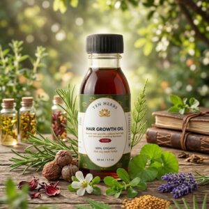 ten herbs hair growth oil tester
